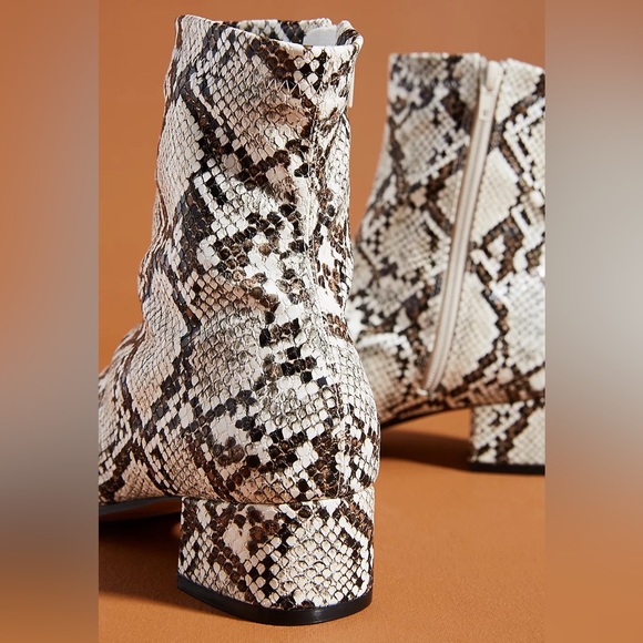 Matiko Jeanine Snake-Printed Ankle Boots - Picture 4 of 4